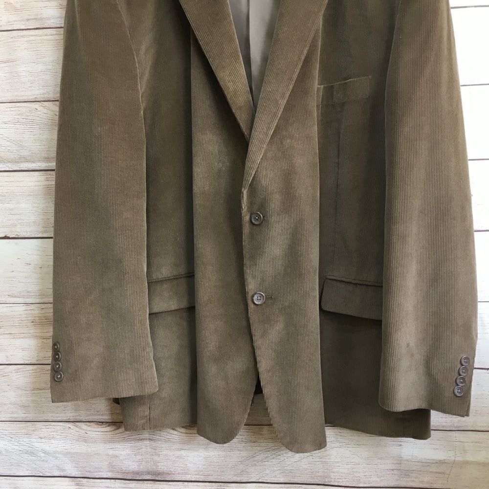 SADDLEBRED CORDUROY BLAZER IN TAN‎ - Picture 3 of 9